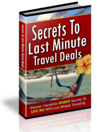 Last Minute Travel eBook Cover